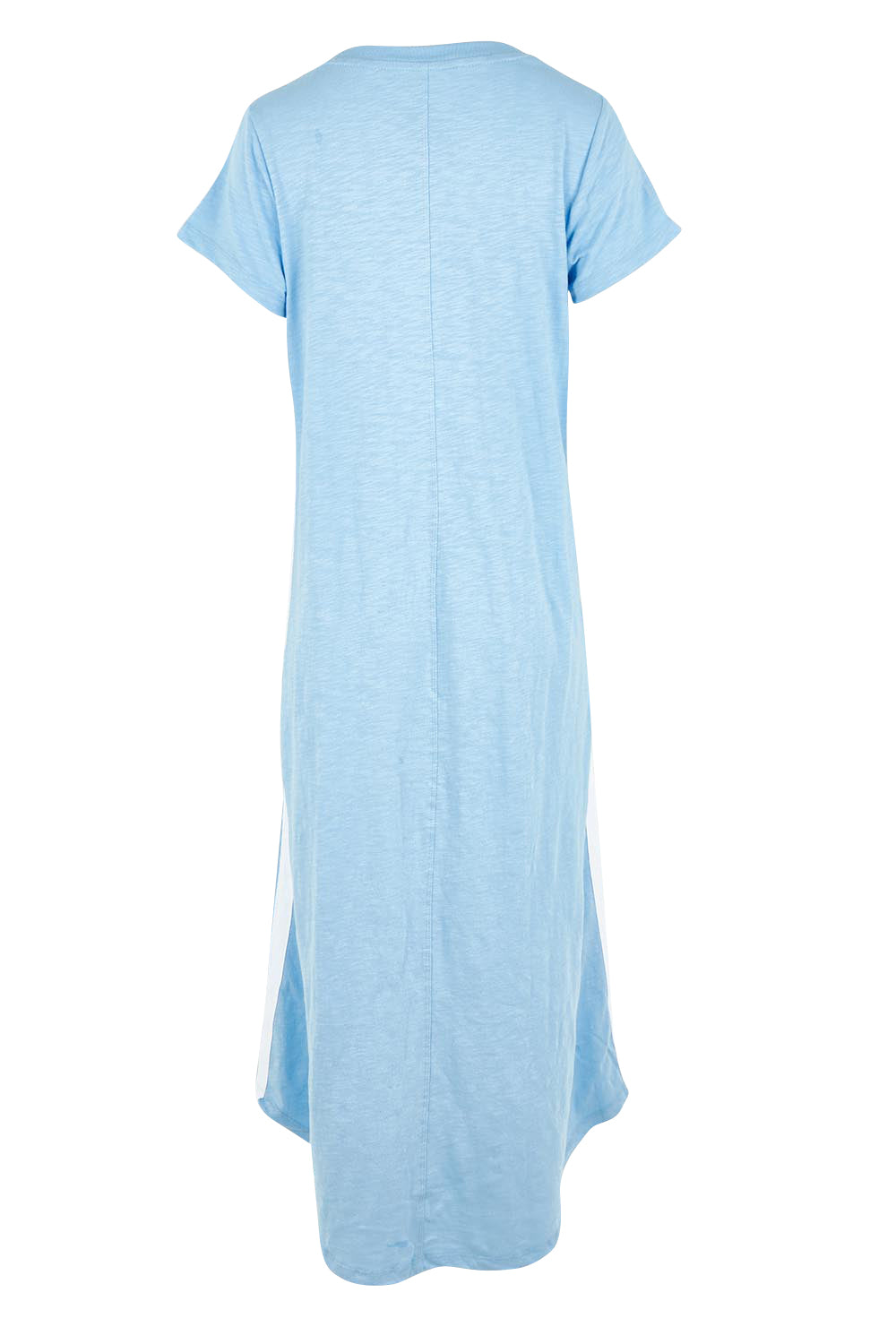 Product shot of the Leisure Recovery Cotton Dress in colour Blue (Blue), from the back
