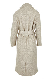 Product shot of the Whistler Wool Blend Coat in colour Oatmeal, from the back
