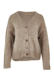 Preloved Jensen Button Cardi - Mushroom
