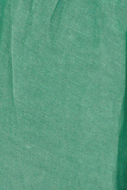 Product shot of the Elemental Linen Blend Pant in colour Deepgrass (Green), detail