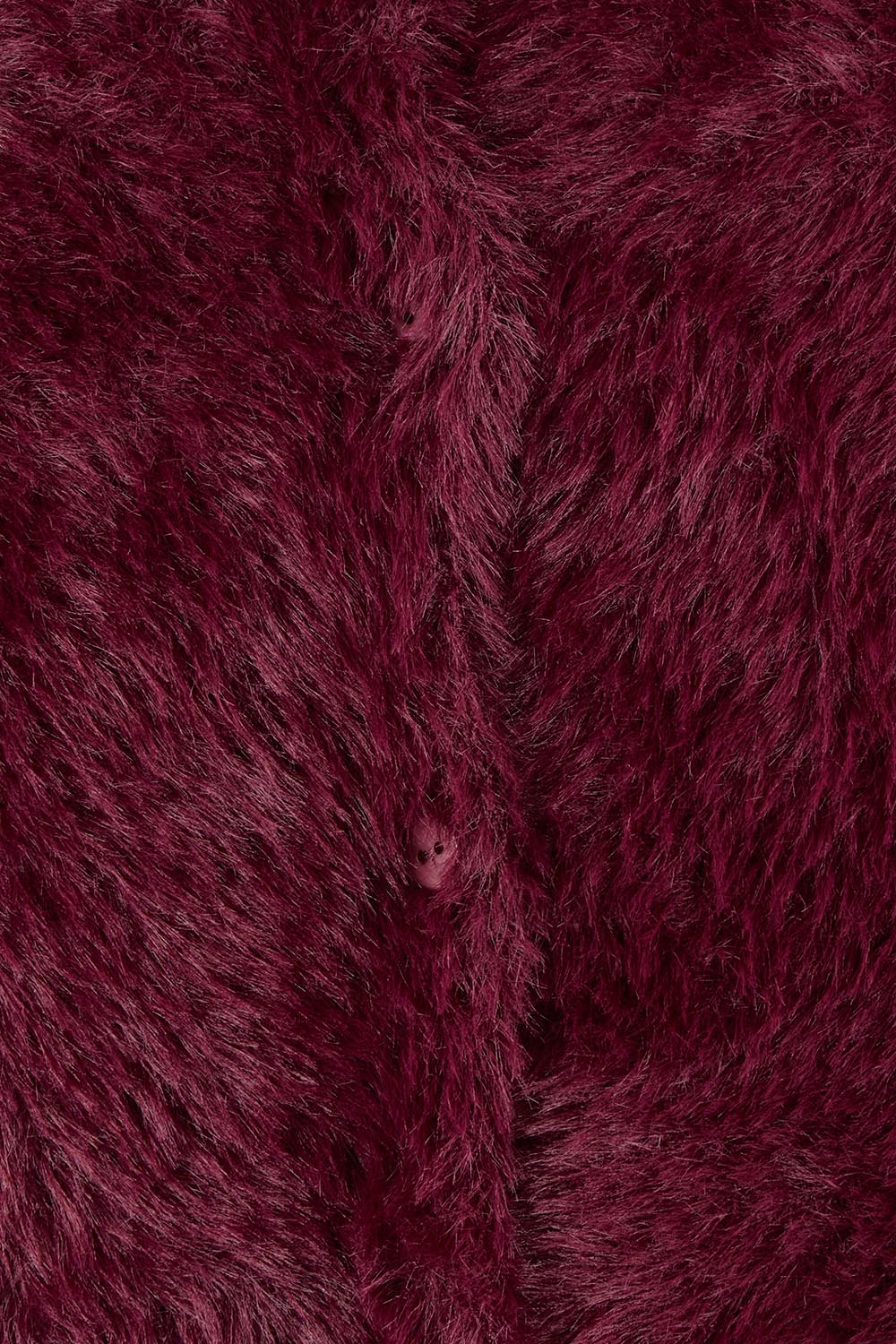 Product shot of the Kenny Button Cardi in colour Windwine (Red), detail