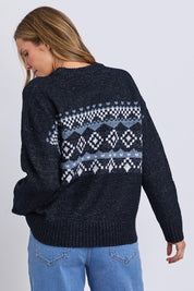 Panorama Knit – Drksapphir