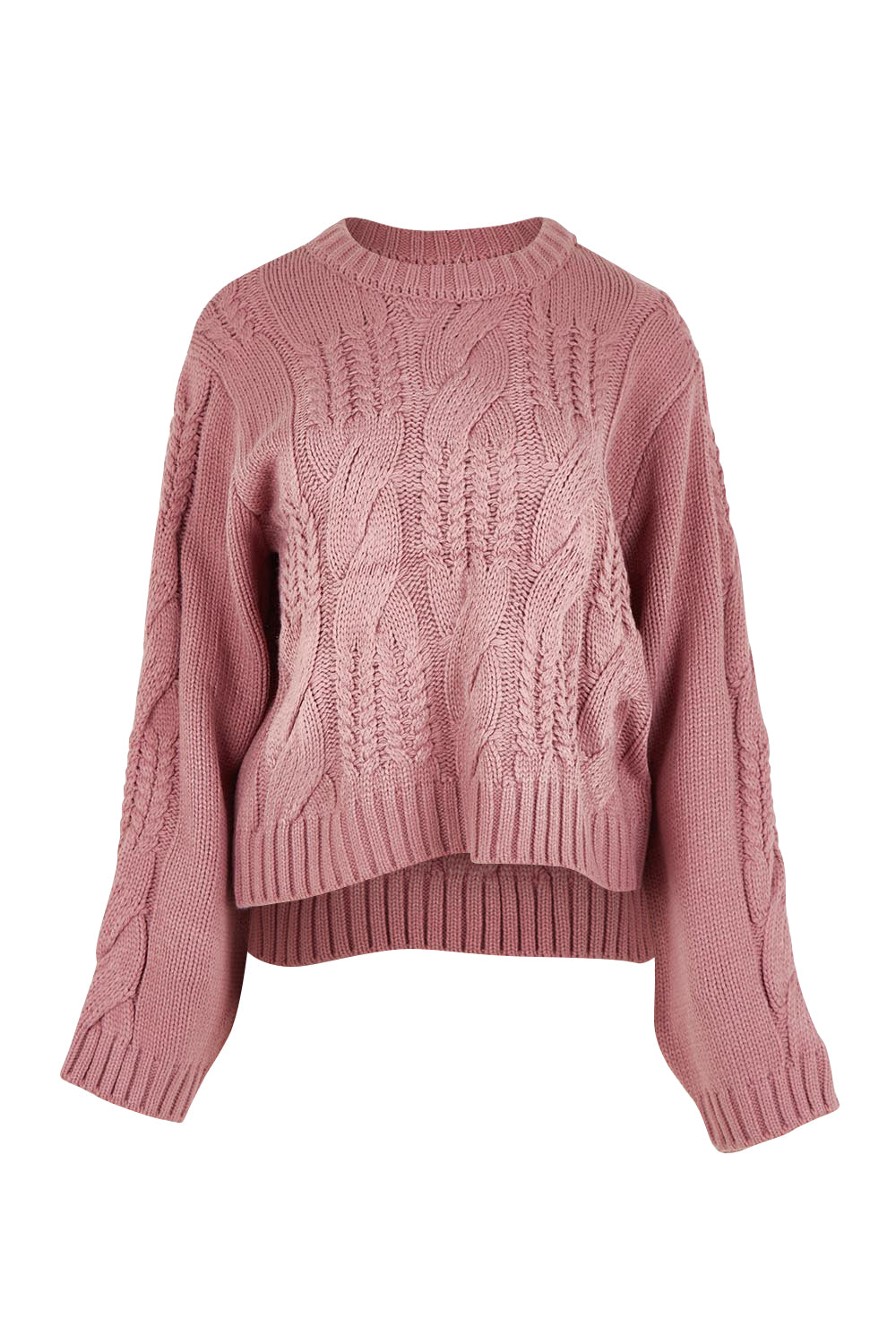 Josie Crew Knit – Dustyrose