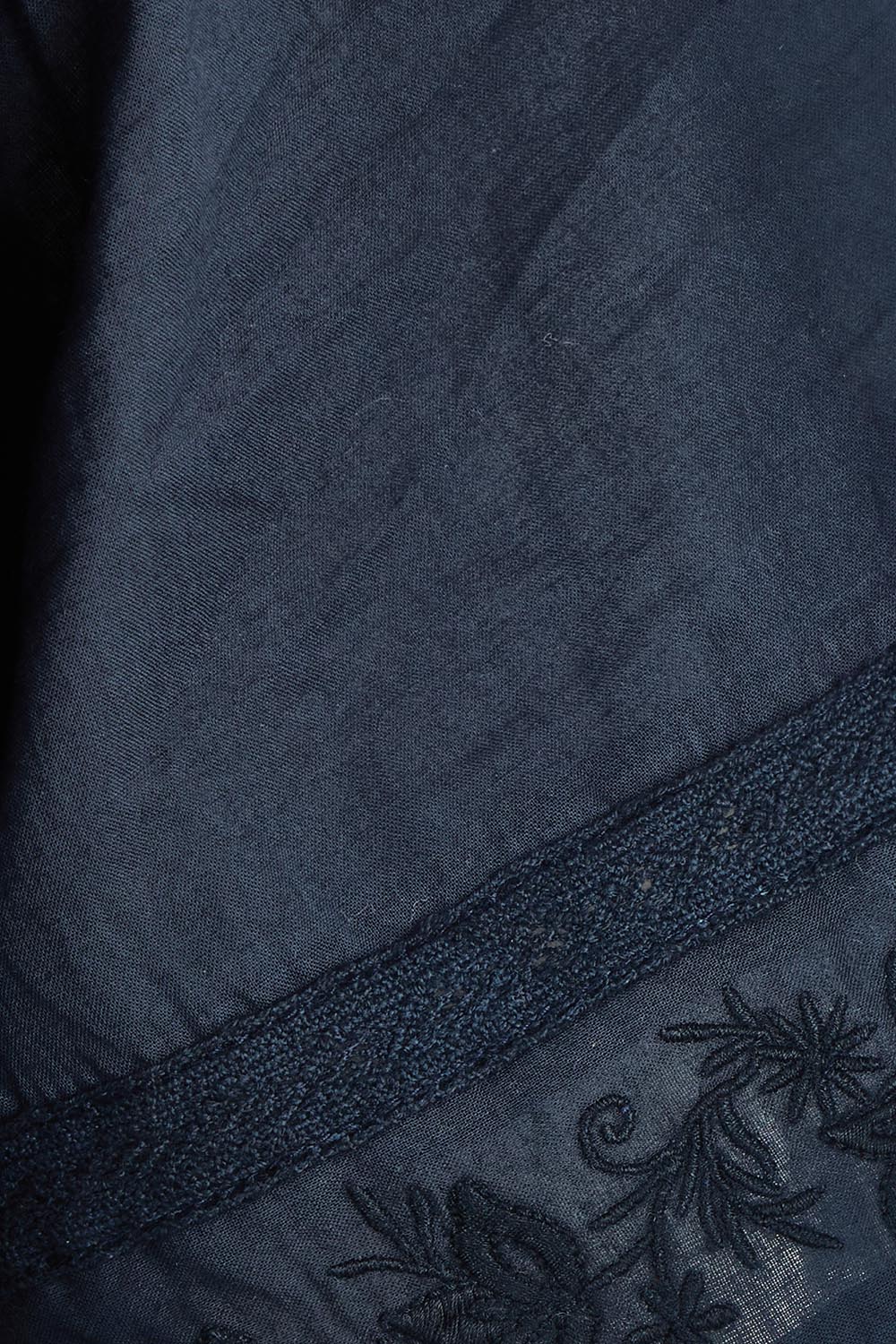 Product shot of the Juna Dress – Dsapphire in colour Dsapphire, showing detail
