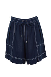 Product shot of the Sage Short – Dsapphire in colour Dsapphire, from the front