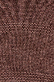 Product shot of the Sable Knit Top – Chocolate in colour Chocolate, showing detail
