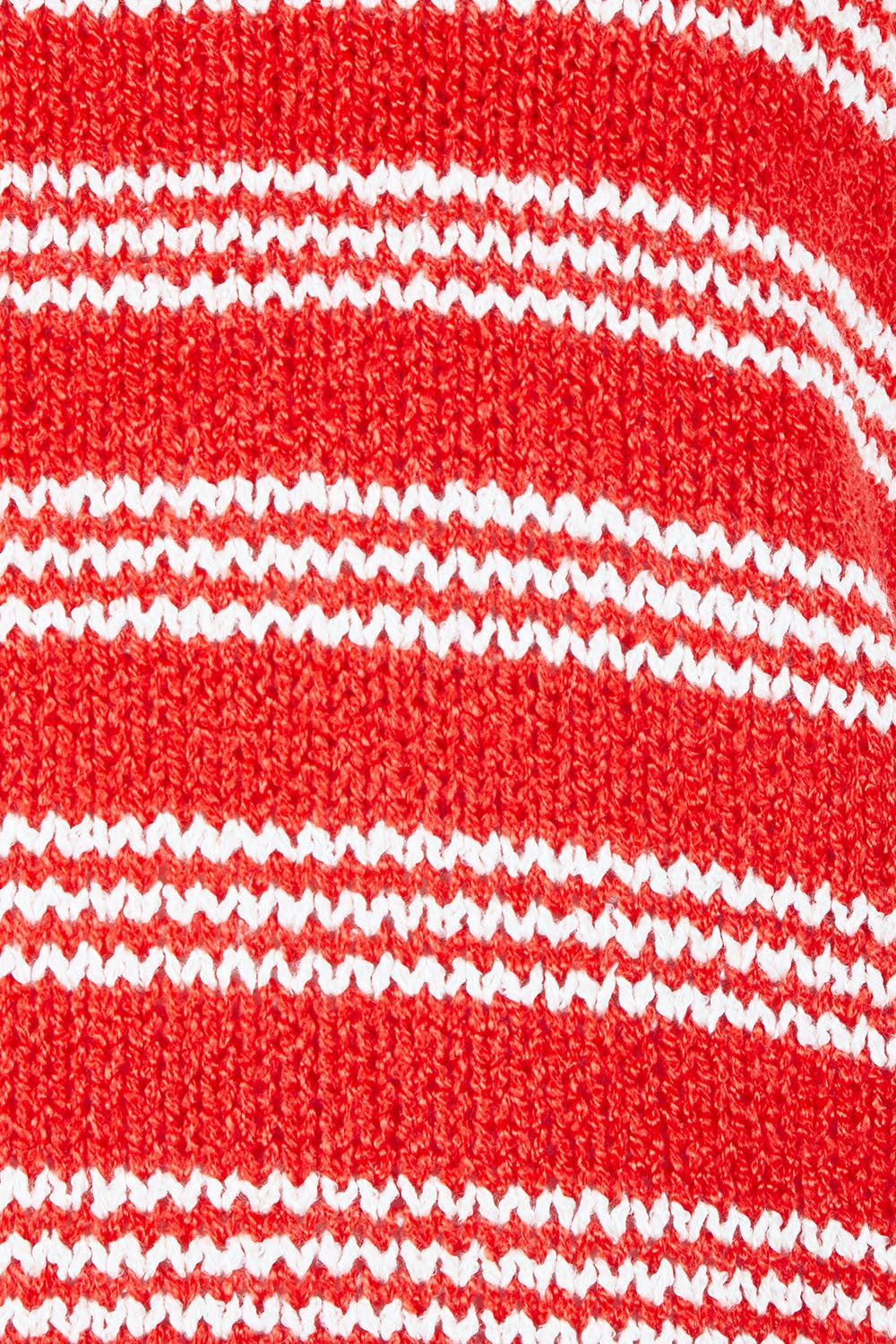 Product shot of the Cleo Knit Top – Grenadine in colour Grenadine, showing detail