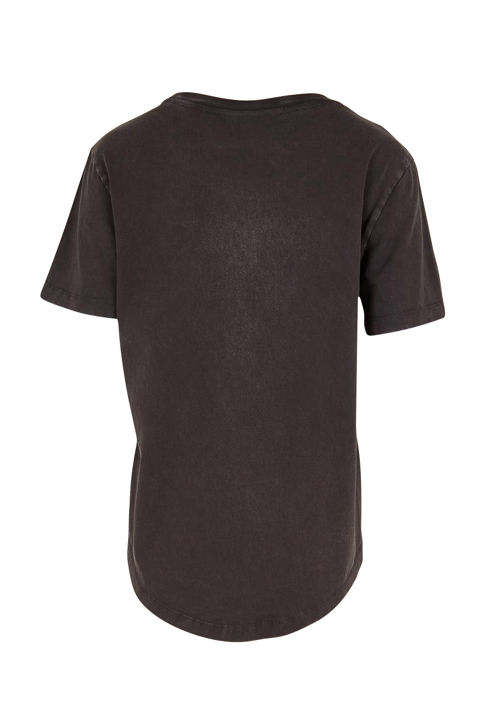 Product shot of the Voyage Tee – Wshedblack in colour Wshedblack, from the back