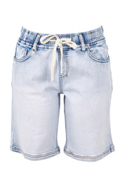 Product shot of the Gabby Bermuda in colour Lghtblue (Blue), from the front