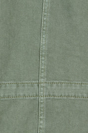 Product shot of the Elements Kingston Cotton Anorak in colour Khaki (Green), detail