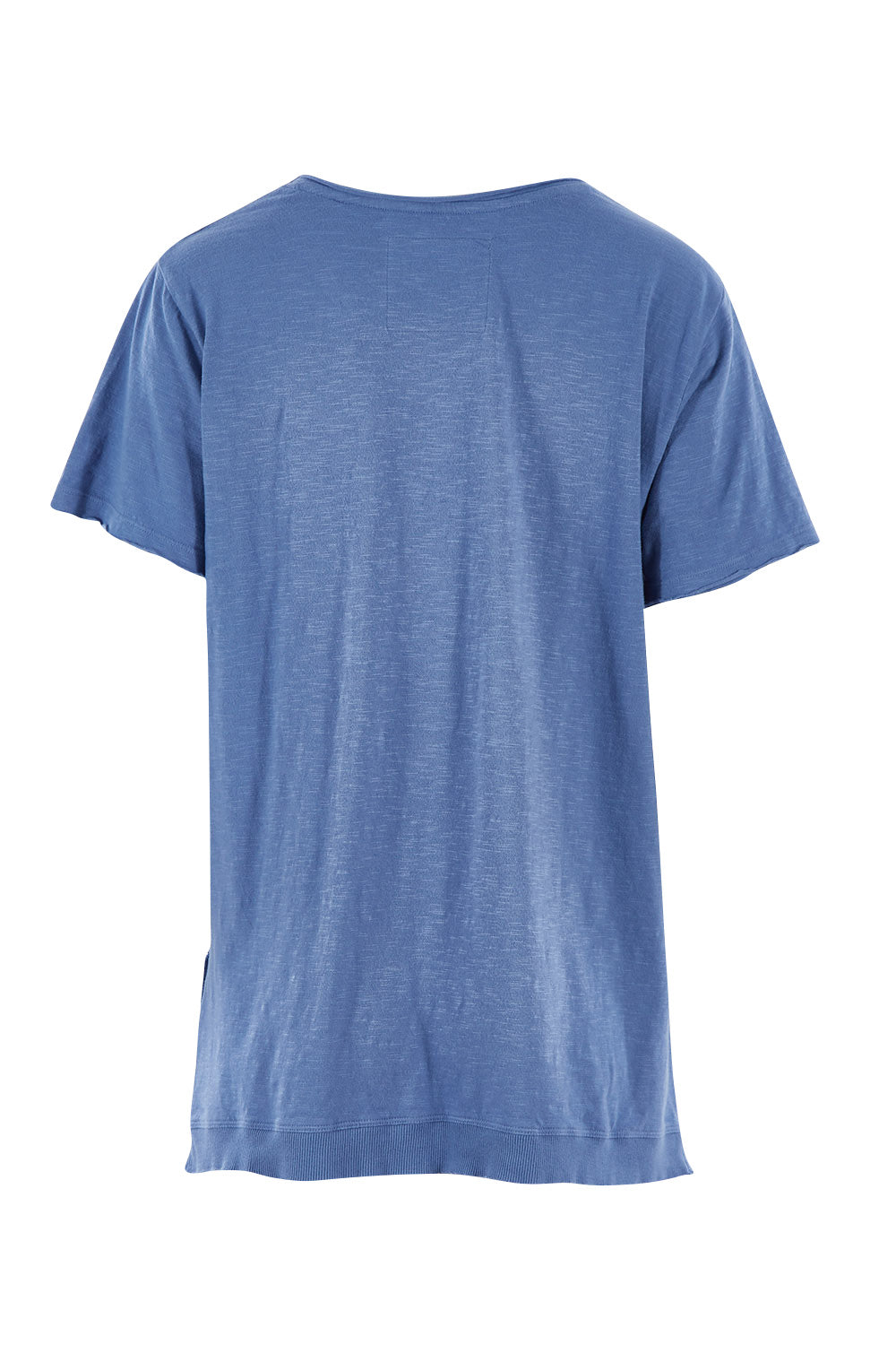 Product shot of the Elements Night Hawk Tee in colour Blue (Blue), from the back