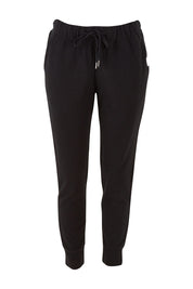 Product shot of the Elements Lazy Days Pant in colour Black (Black), from the front