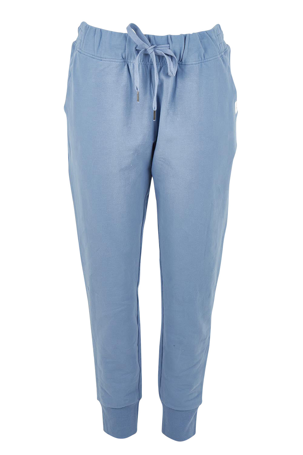Product shot of the Elements Lazy Days Pant in colour Countryblu (Blue), from the front