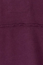 Product shot of the Elements Simplified Cotton Crew in colour Plum (Purple), detail