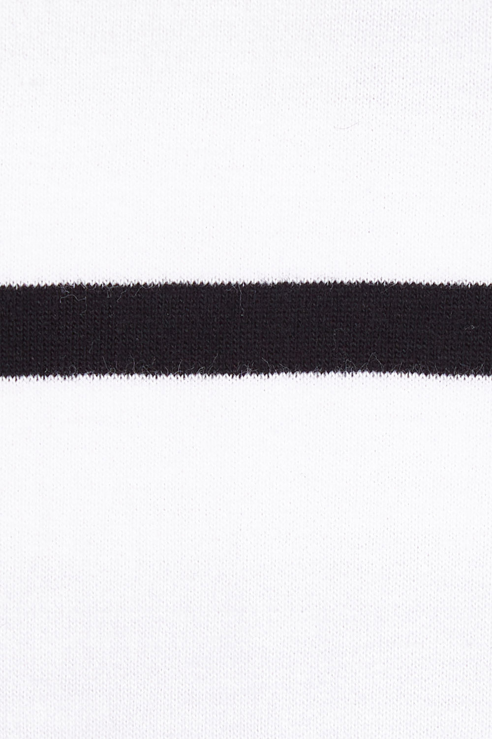 Product shot of the Elements Stripe Funnel Crew in colour Stripe (White), detail