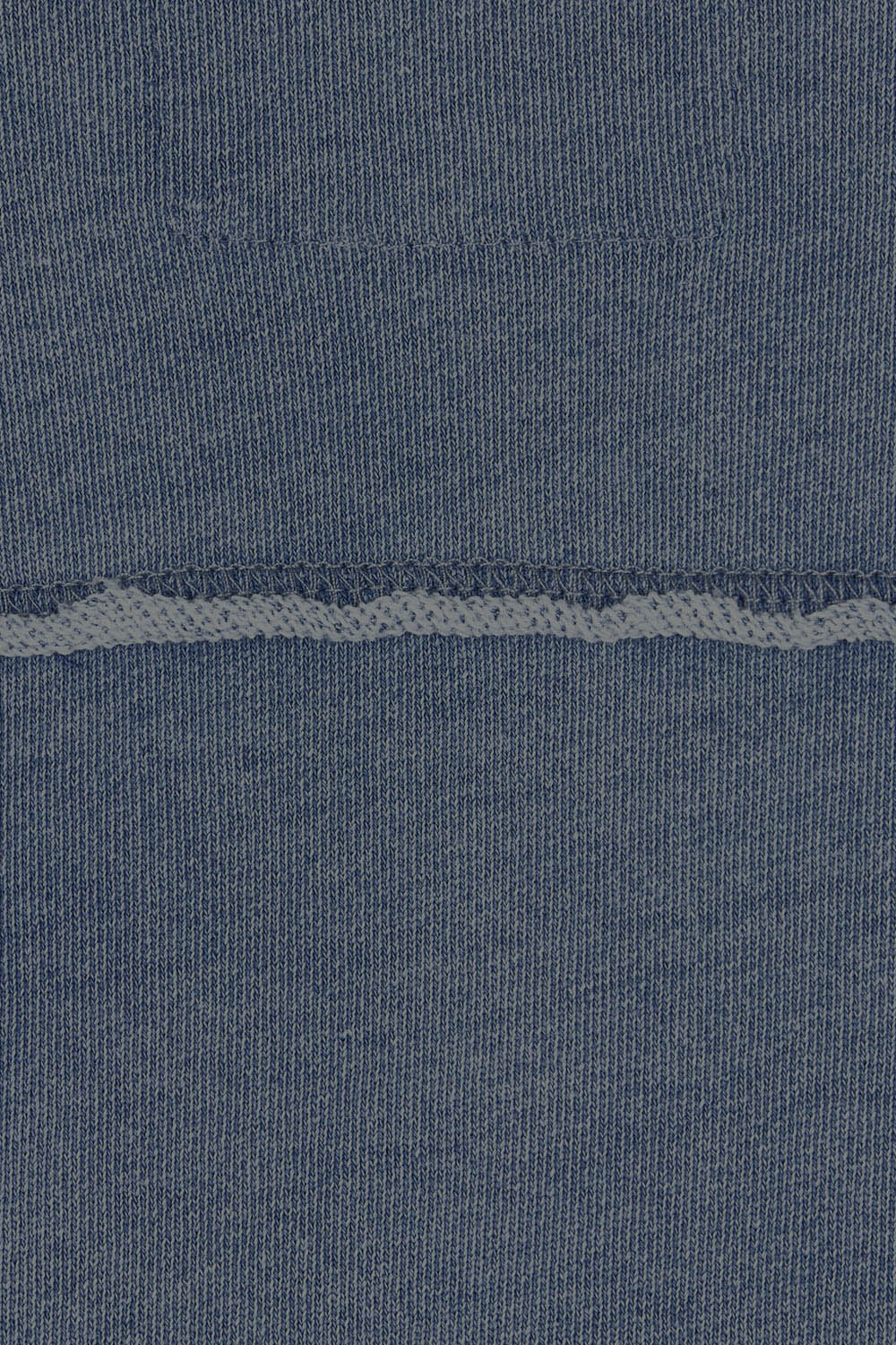 Product shot of the Elements Washed Simplified Crew in colour Blue (Blue), detail