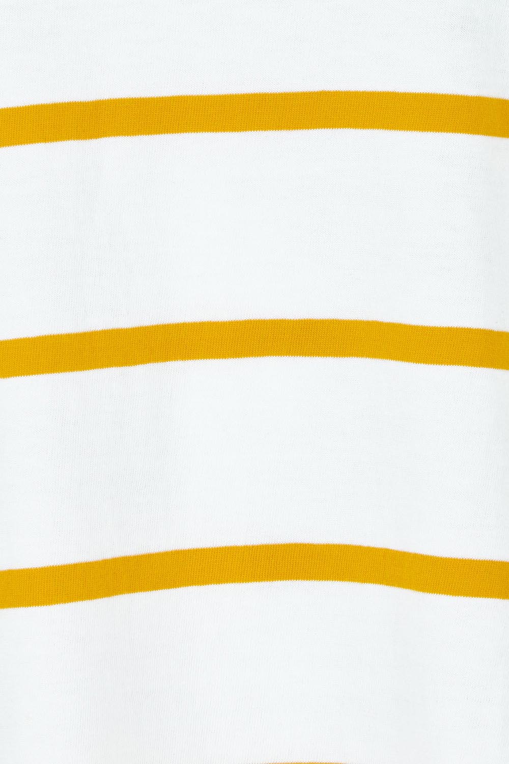 Product shot of the Elements Manly Stripe Cotton Tee in colour Whiteyello, detail
