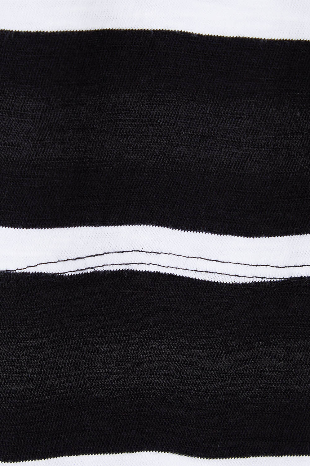 Product shot of the Elements Bay Stripe Dress in colour Blackwhite (Black), detail