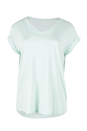 Product shot of the Elements Manly Cotton Vee Tee – Coolblue in colour Coolblue, from the front