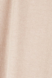 Product shot of the Elements Manly Cotton Vee Tee in colour Oat, detail