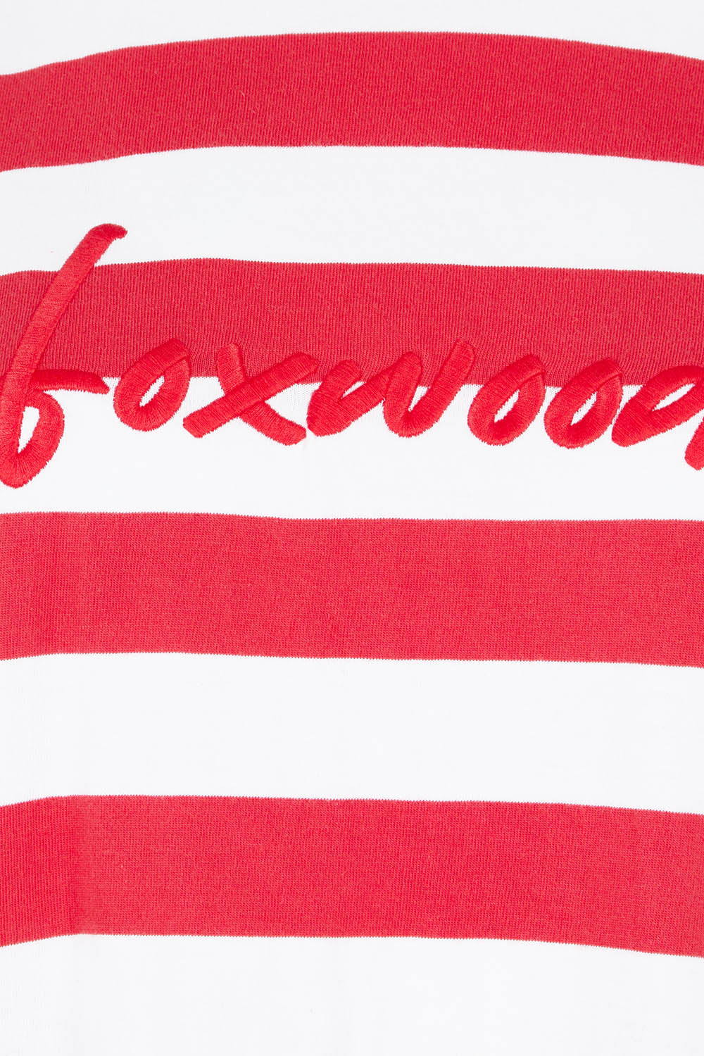 Product shot of the Elements Signature Tee Dress in colour Cayennewhi (Red), detail