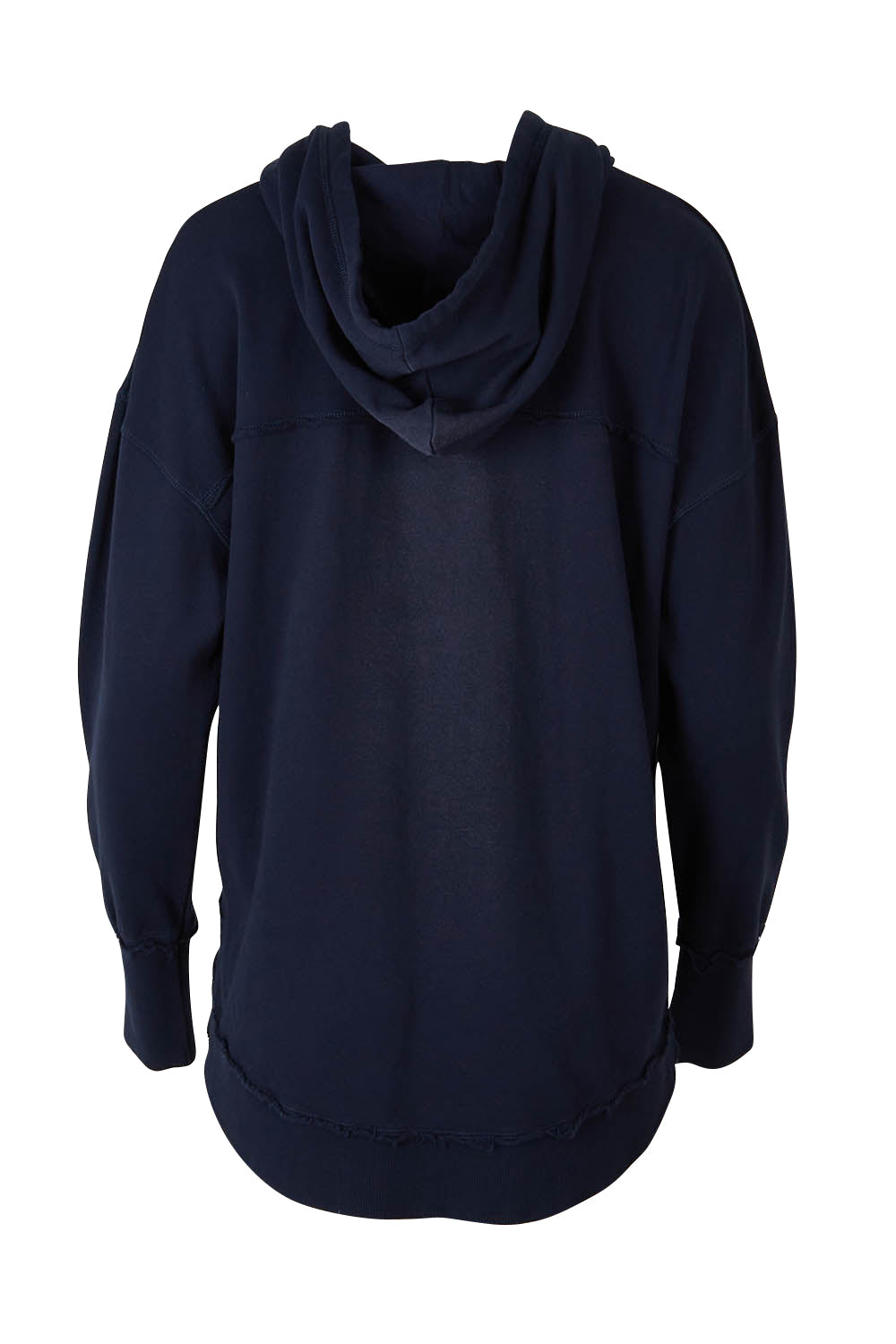 Product shot of the Elements Sigrid Hoody in colour Dksapphire (Blue), from the back