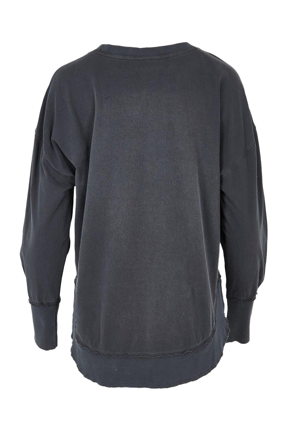 Product shot of the Elements Farrah Cotton Long Sleeve in colour Charcoal (Grey), from the back
