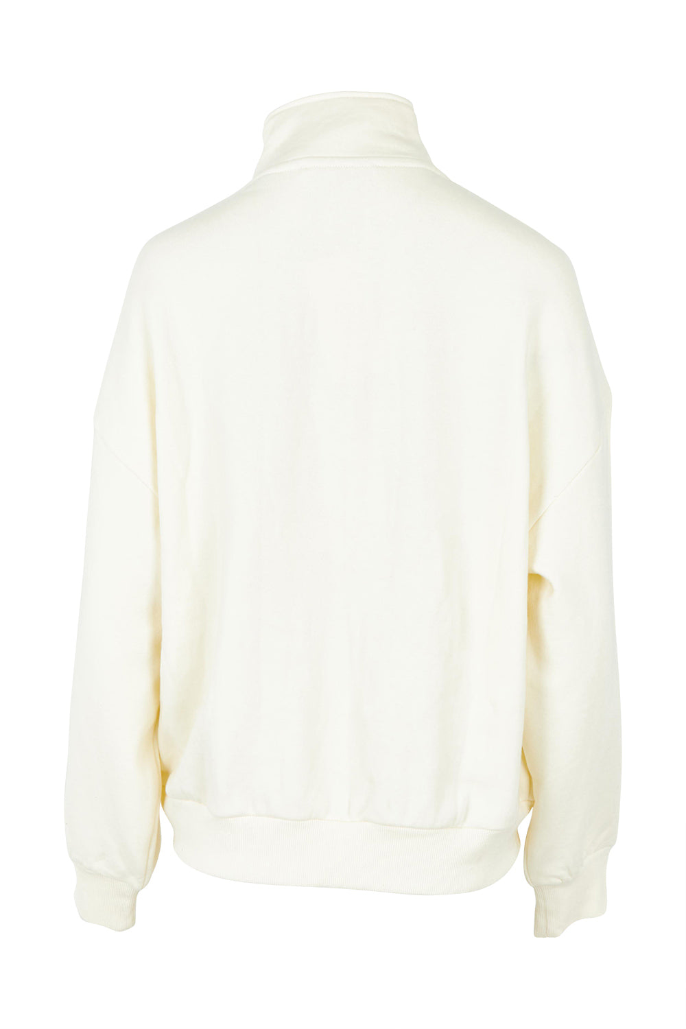 Product shot of the Elements Ember Zip Thru in colour White (White), from the back