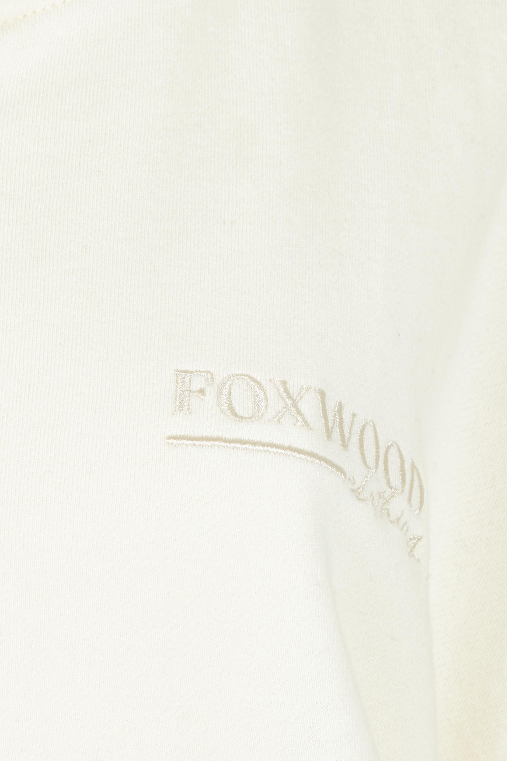 Product shot of the Elements Ember Zip Thru in colour White (White), detail