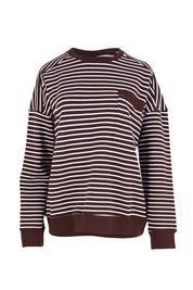 Elements Original Stripe Cotton Crew – Coffeewht