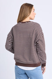 Elements Original Stripe Cotton Crew – Coffeewht