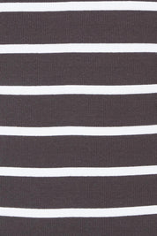 Product shot of the Elements Iris Cotton Tank in colour Charwhite (Grey), detail