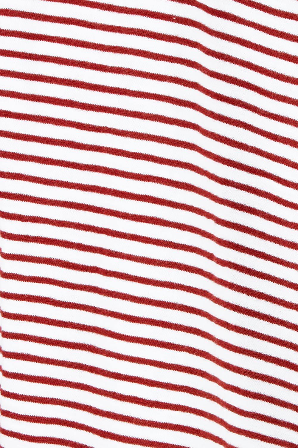 Product shot of the Elements Hutch Stripe Cotton Tee – Russetbrow in colour Russetbrow, showing detail