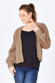 Preloved Ashbury Cardigan - Mocha