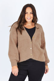 Preloved Ashbury Cardigan - Mocha