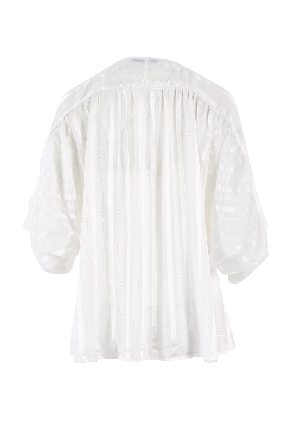 Product shot of The Last Song Top in colour White (White), from the back