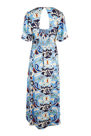 Preloved Missy V-Neck Maxi Dress - Paisley