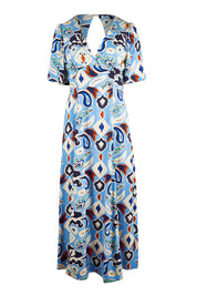 Preloved Missy V-Neck Maxi Dress - Paisley
