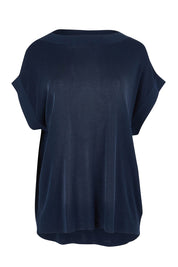 Product shot of the Junos Knit in colour Navy (Blue), from the front