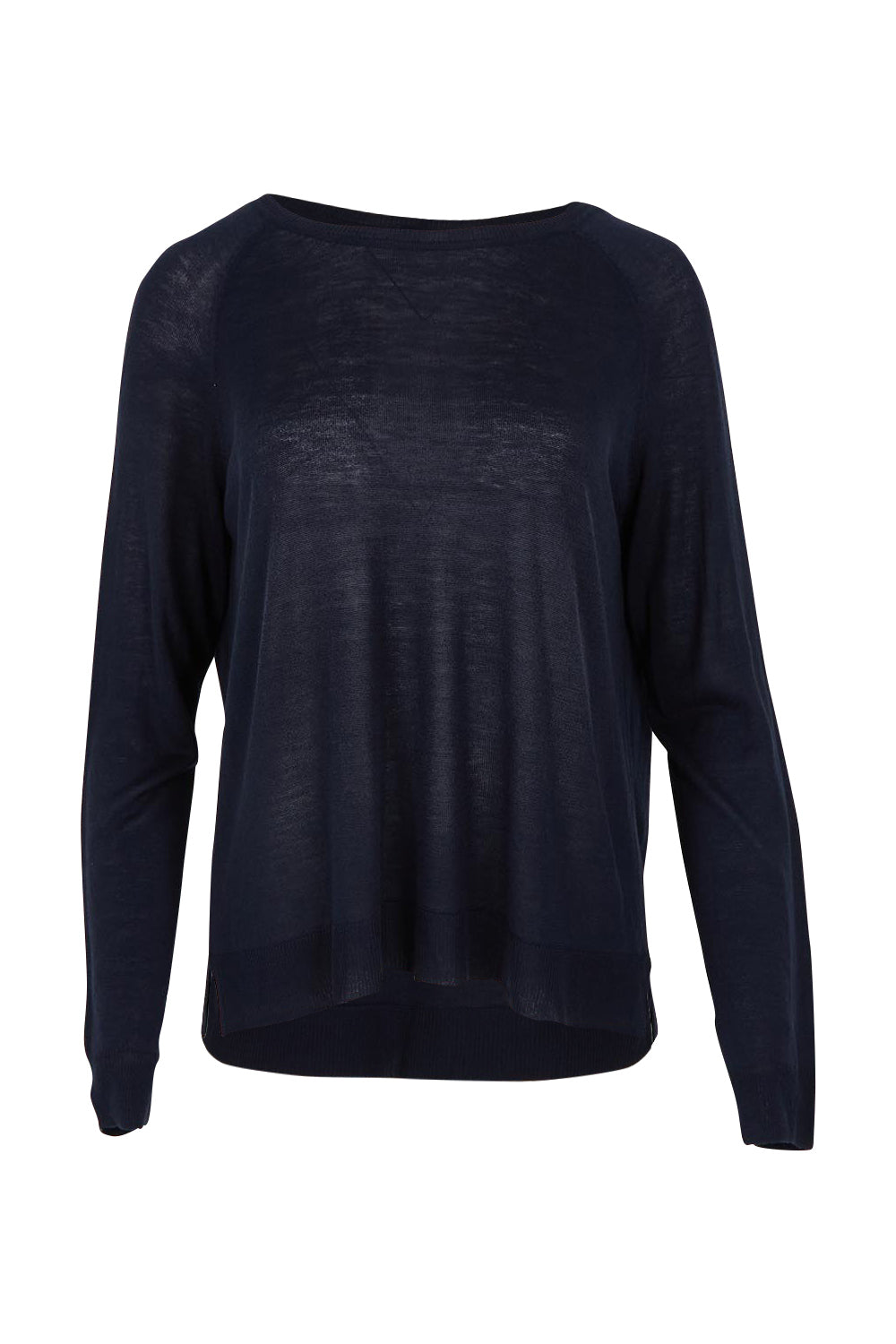 Preloved Reminiscent Knit Top - Navy