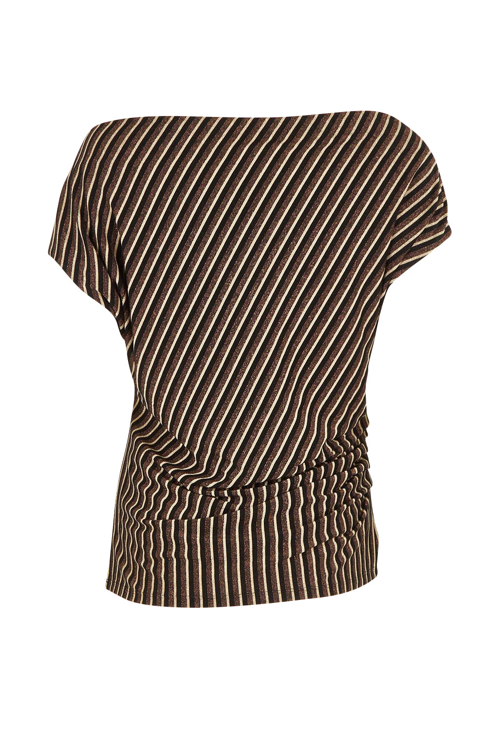 Product shot of the Everlyn Jersey Top in colour Multi, from the back