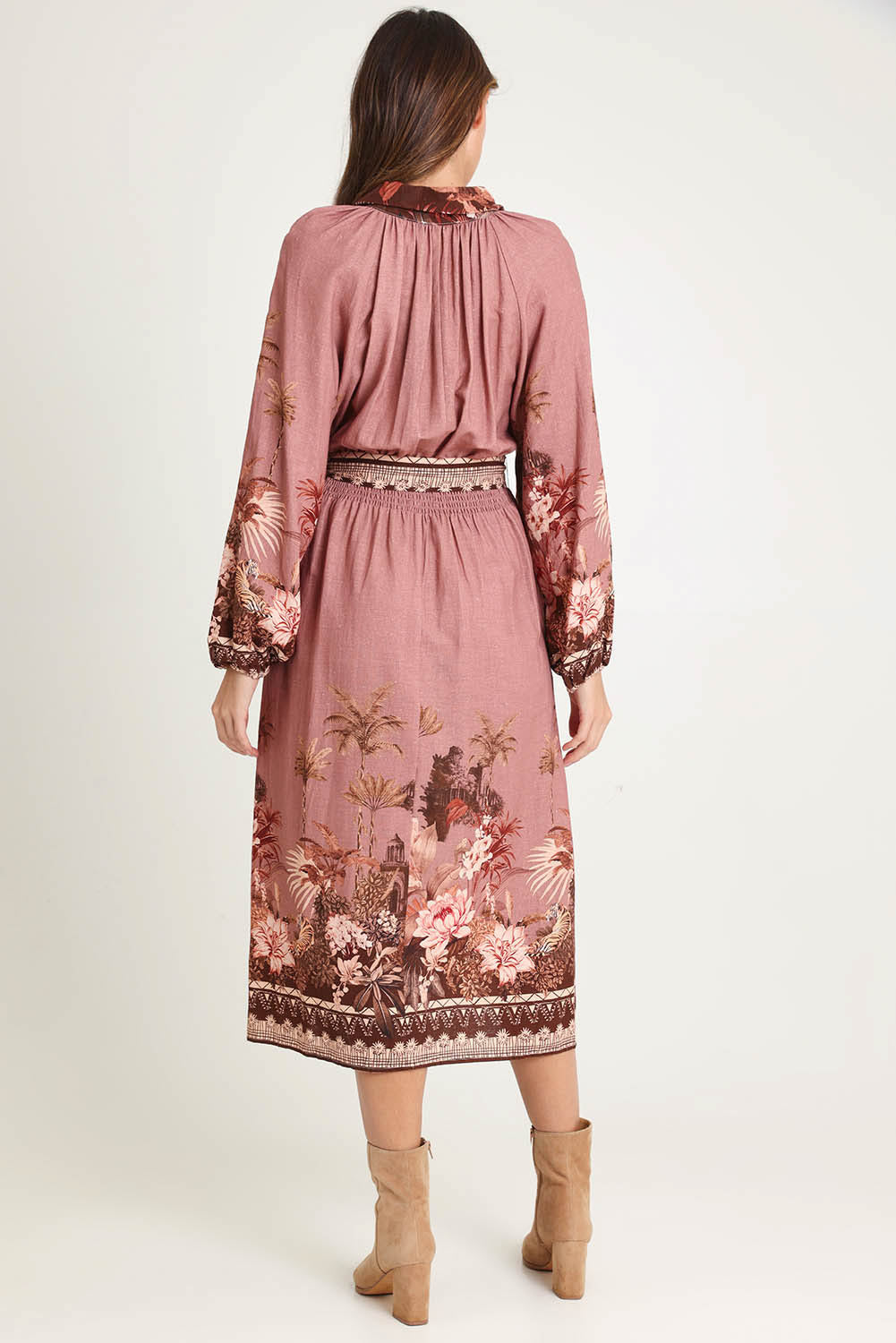 Nina Linen Blend Shirt Dress – Darkscarf