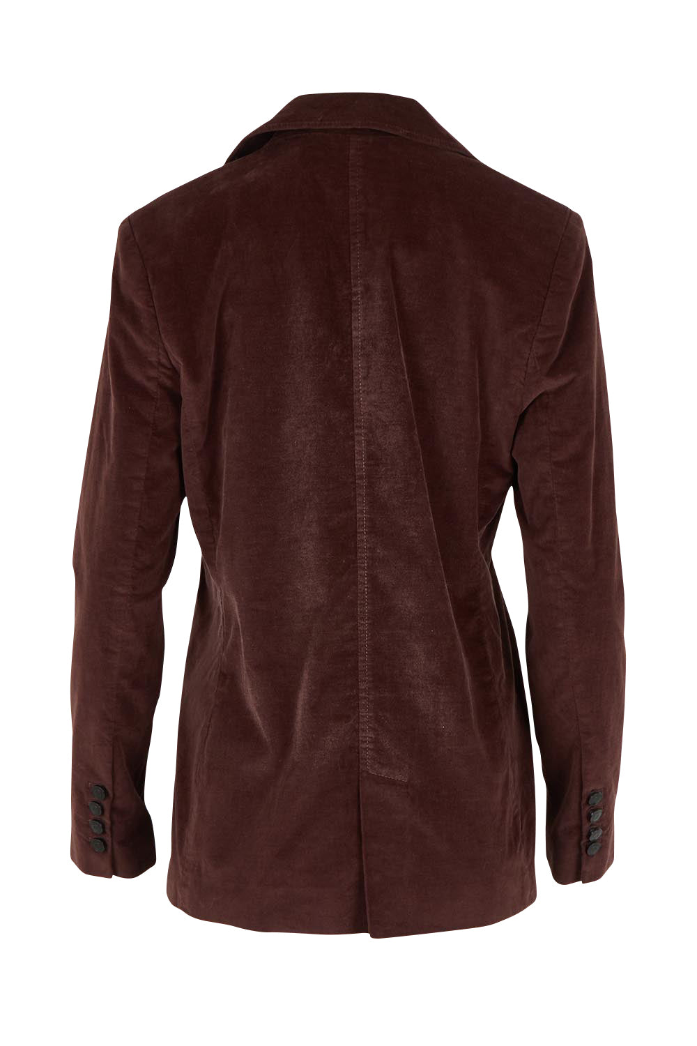 Rhea Velvet Blazer – Chocolate