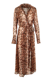 Isla Wrap Dress – Snake