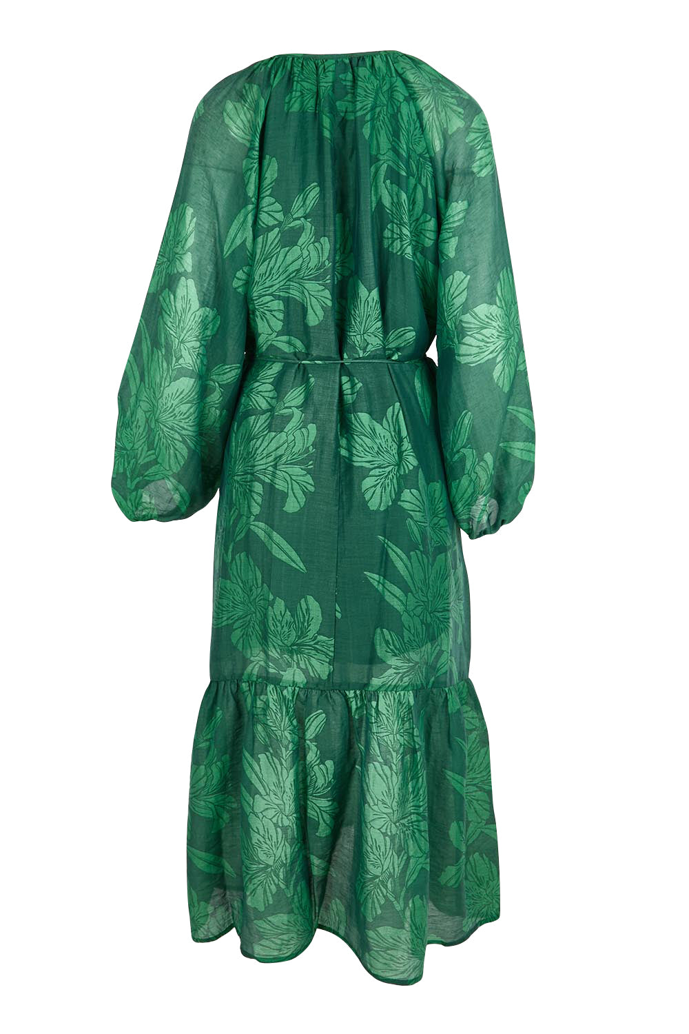 Lynn Tiered Dress – Evergreen