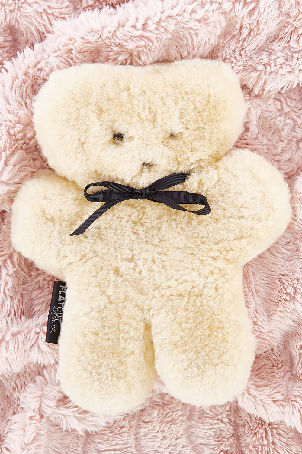 A model wearing the Flatout Bears in colour Honey, from the front, showing the whole outfit
