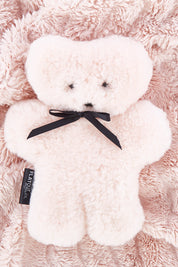 A model wearing the Flatout Bears in colour Rose (Pink), from the front, showing the whole outfit