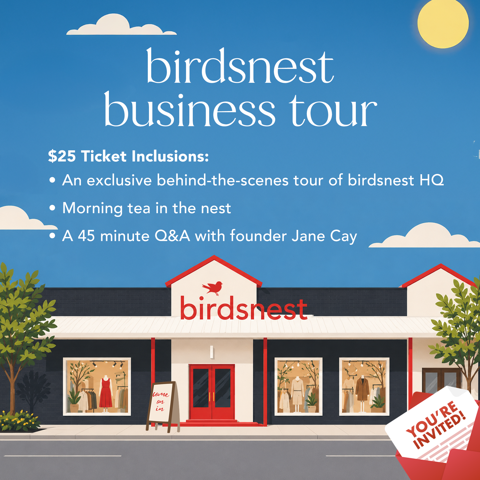 COME TOUR THE NEST