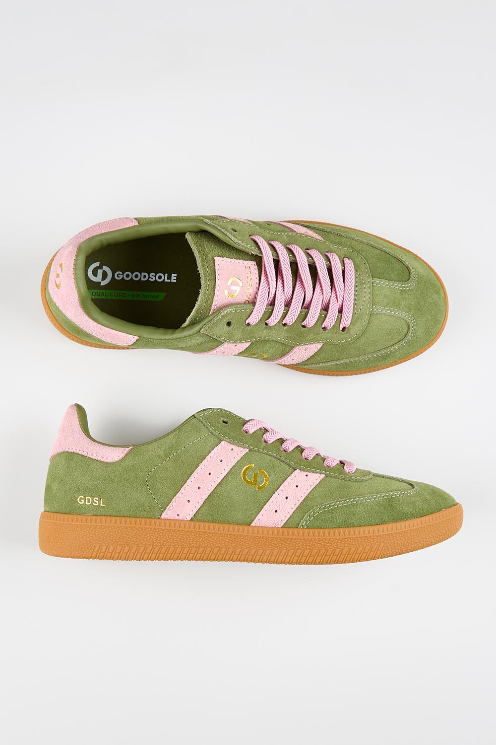 2001 Parallel Suede Sneaker - Sagepink