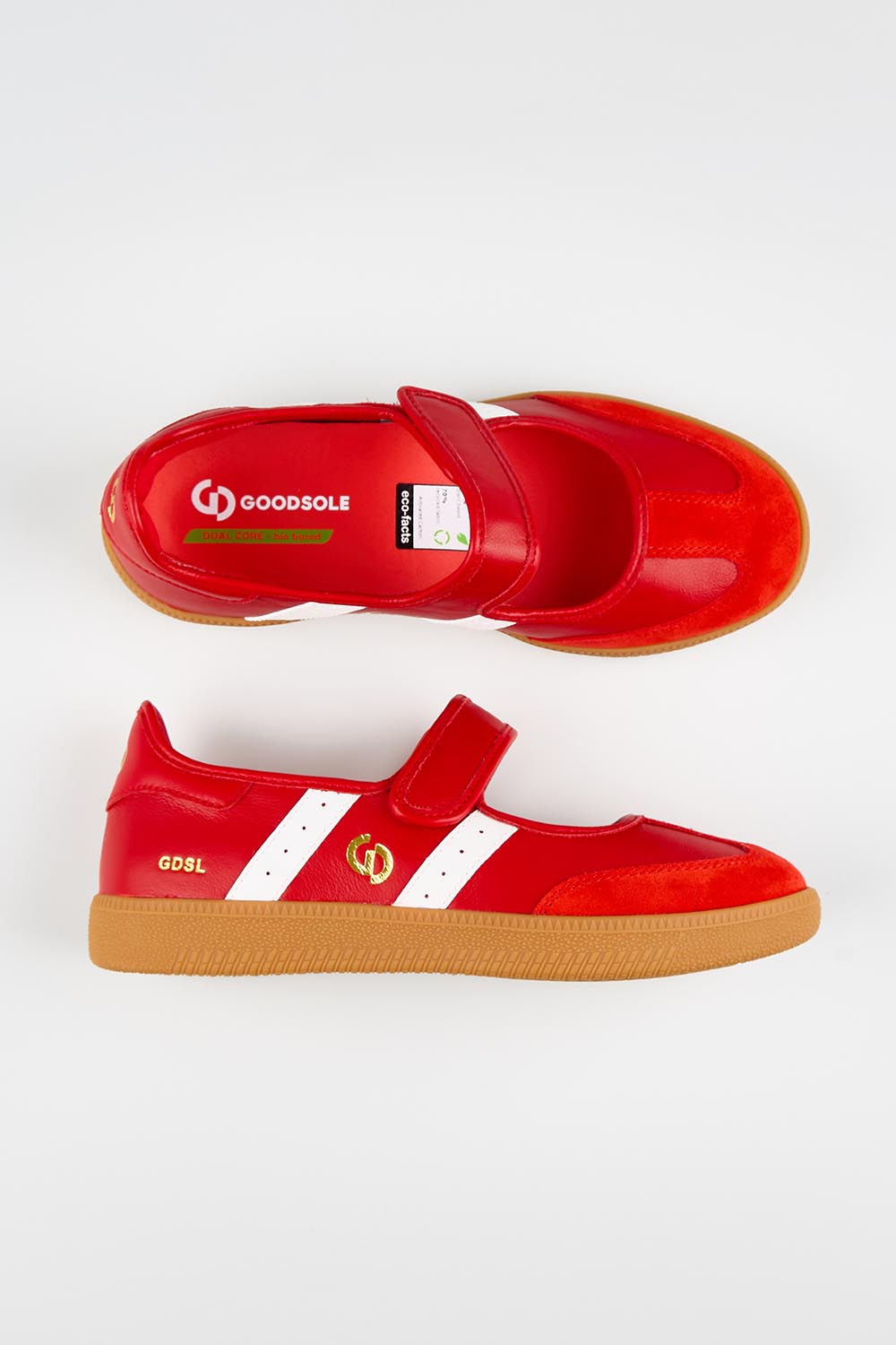 2001 Parlay Leather Suede Sneaker - Redwhite